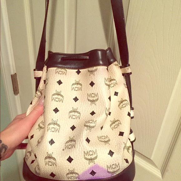 MCM shoulder crossbody satchel purse - Picture 3 of 3